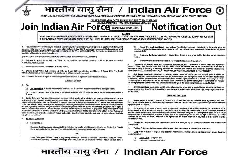 Airforce-Agniveer-Vayu-Notification
